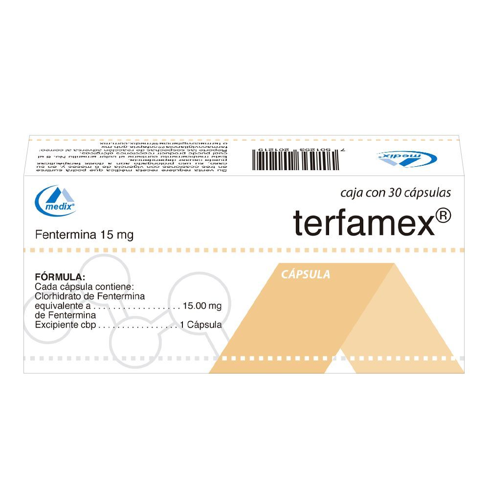 Precio de terfamex 30 mg | Farmalisto MX
