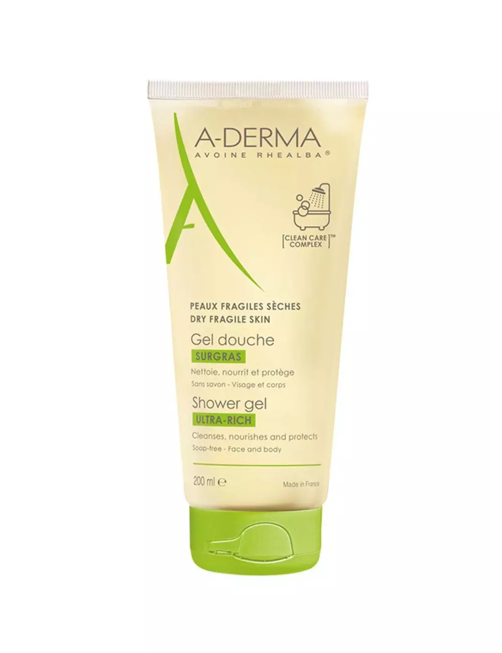 A-Derma Gel De Baño Sobregraso Con 200 mL