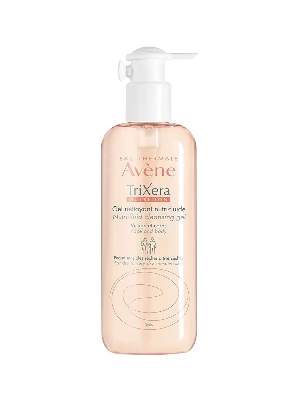 Avène Trixera Nutrition Gel Limpiador 400 mL