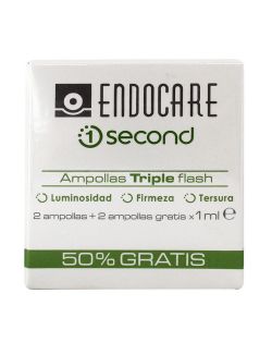 Endocare 1 Second Triple Flash 4 Ampollas Kit Compacto 10 g