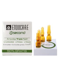 Endocare 1 Second Triple Flash 4 Ampollas Kit Compacto 10 g