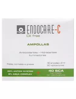 ENDOCARE-C Oil free 2 mL - 30 Ampolletas | Antioxidante/Hidratante Iluminador | Industrial Farmacéutica Cantabria