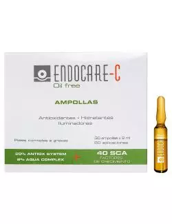 ENDOCARE-C Oil free 2 mL - 30 Ampolletas | Antioxidante/Hidratante Iluminador | Industrial Farmacéutica Cantabria