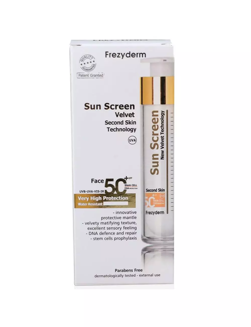 Frezyderm Sun Screen Velvet Cream FPS50+ 50 mL