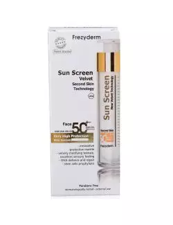 Frezyderm Sun Screen Velvet Cream FPS50+ 50 mL