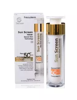 Frezyderm Sun Screen Velvet Cream FPS50+ 50 mL