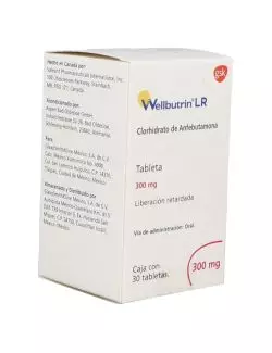 Wellbutrin® LR 300 mg (Clorhidrato de Anfebutamona) - 30 Tabletas |GSK