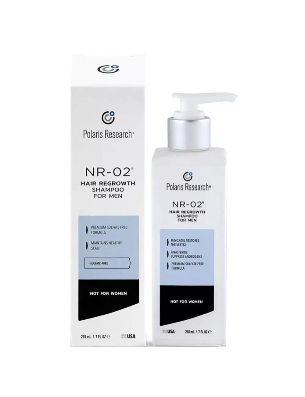 NR-02 Shampoo Para Hombres Con 210 mL