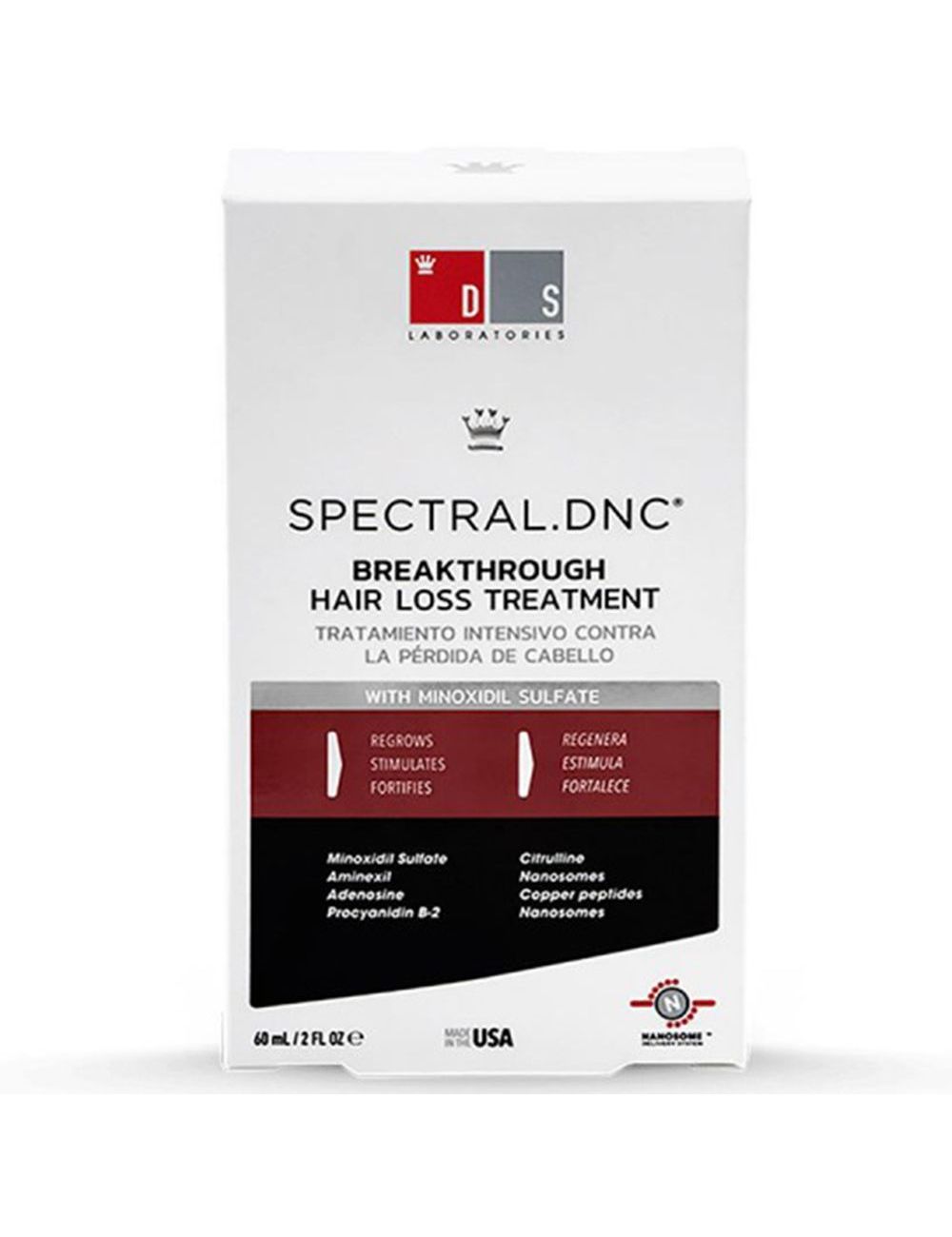 Spectral DNC Tratamiento Intensivo Para Alopecia Con 60 mL