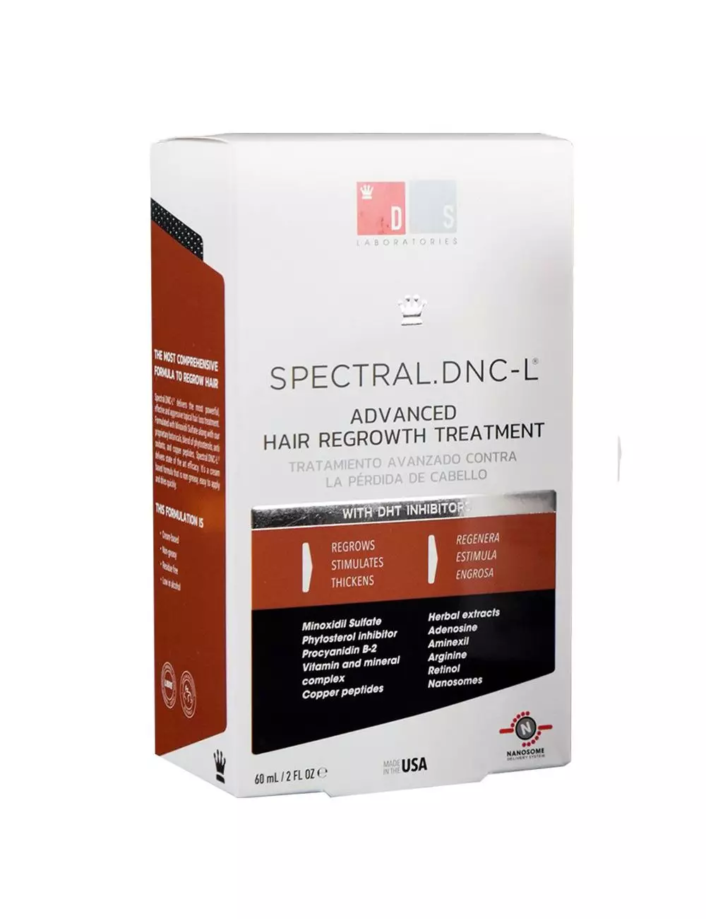 Spectral DNC-L Tratamiento Intensivo Para Alopecia Con 60 mL