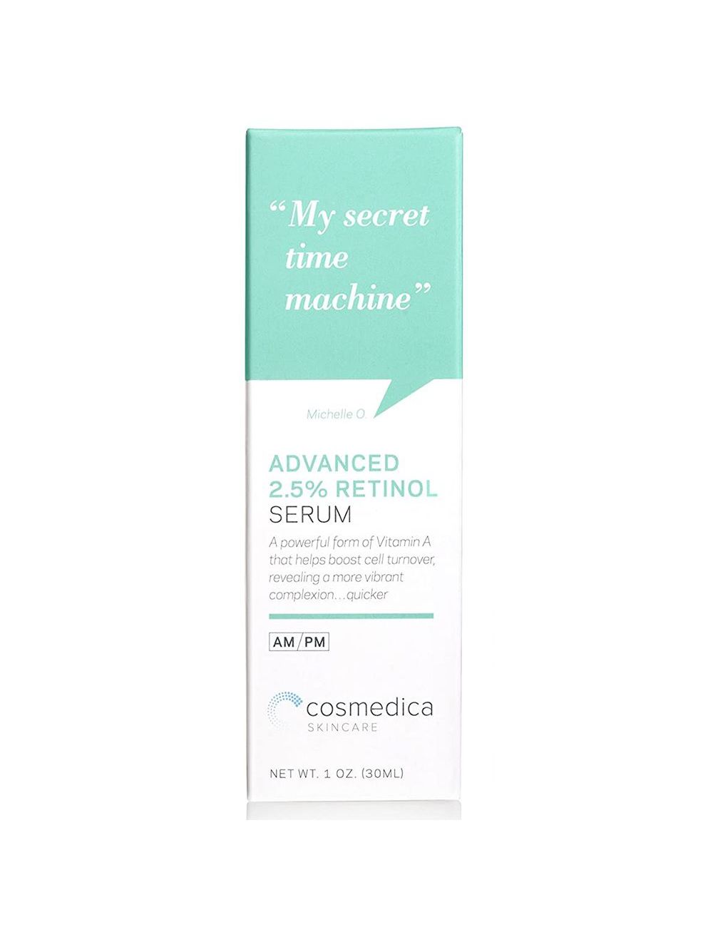 Advanced Retinol 2.5% Serum - Caja con Frasco Gotero 30 ml - Cosmedica