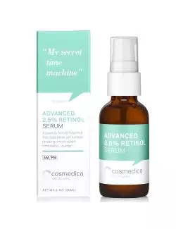 Advanced Retinol 2.5% Serum - Caja con Frasco Gotero 30 ml - Cosmedica