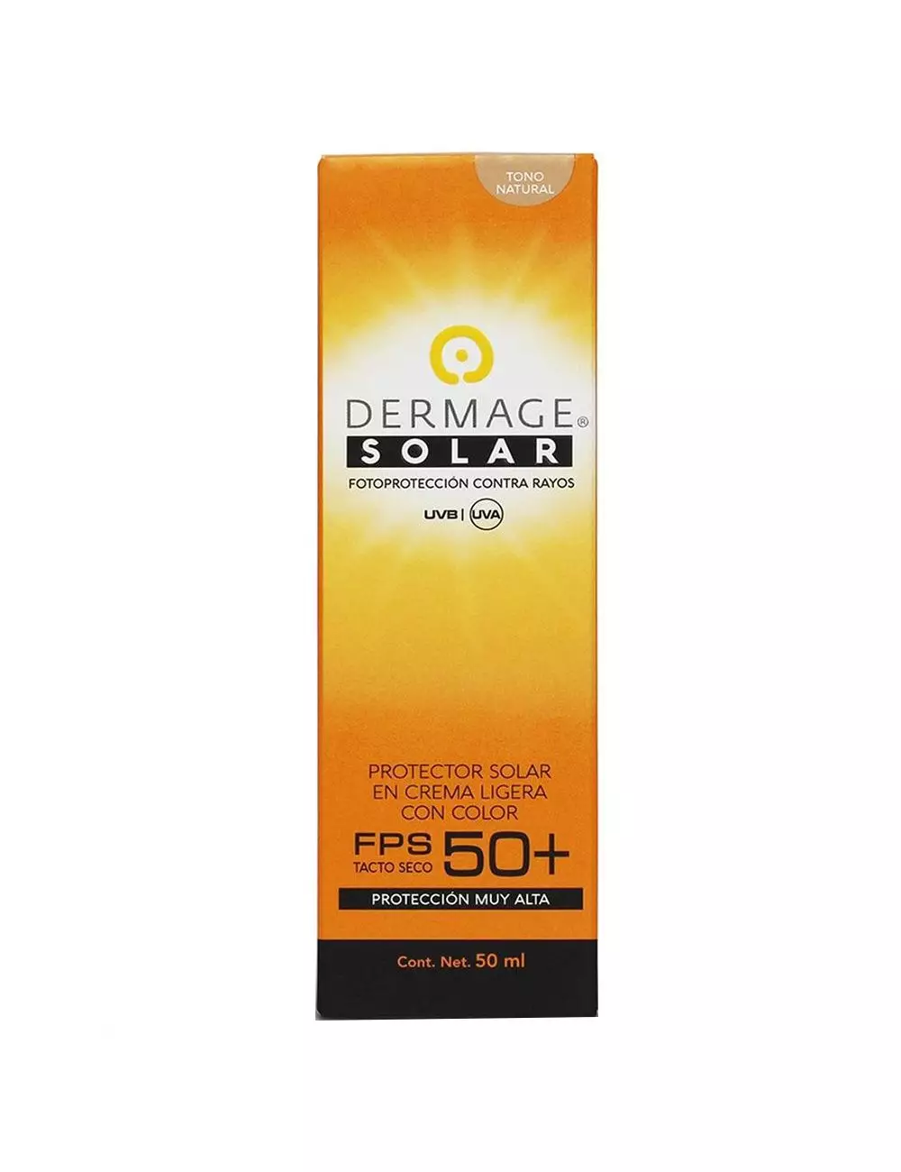 Dermage Solar Crema Ligera 50 mL Con Color FPS50+