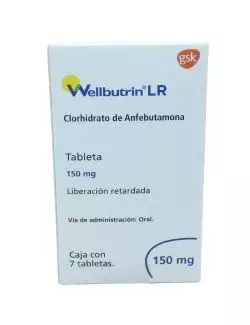 Wellbutrin LR 150 mg Caja Con 7 Tabletas