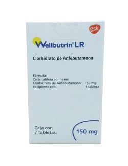 Wellbutrin LR 150 mg Caja Con 7 Tabletas