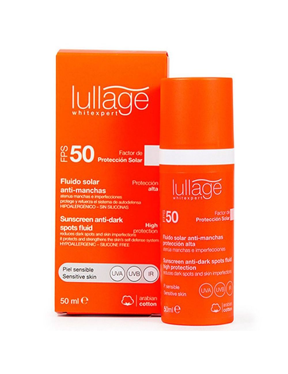 Lullage Protector Solar Piel Sensible FPS50 50 mL