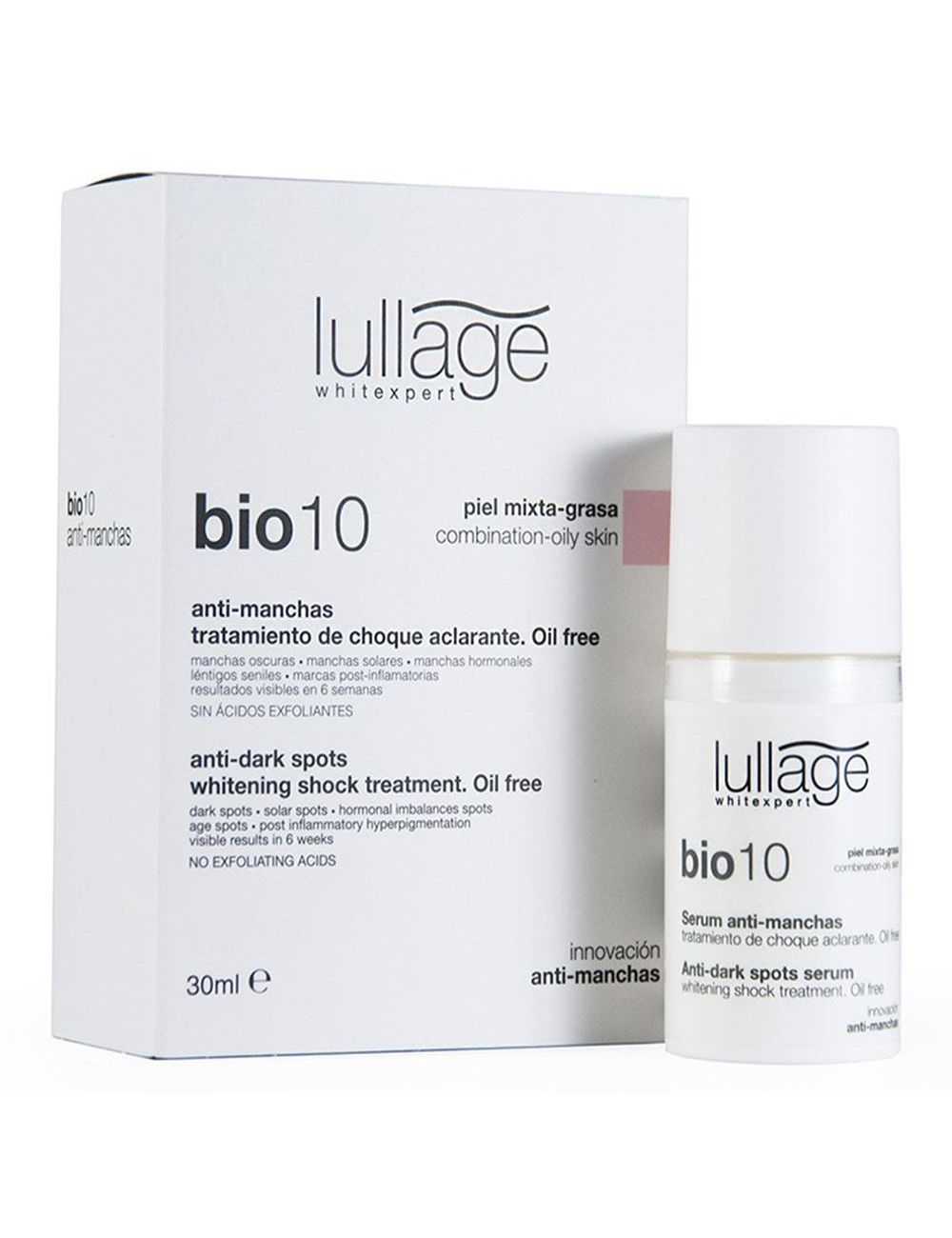 Lullage WhiteXpert Bio10 Anti-Manchas Piel Mixta/Grasa 30 mL