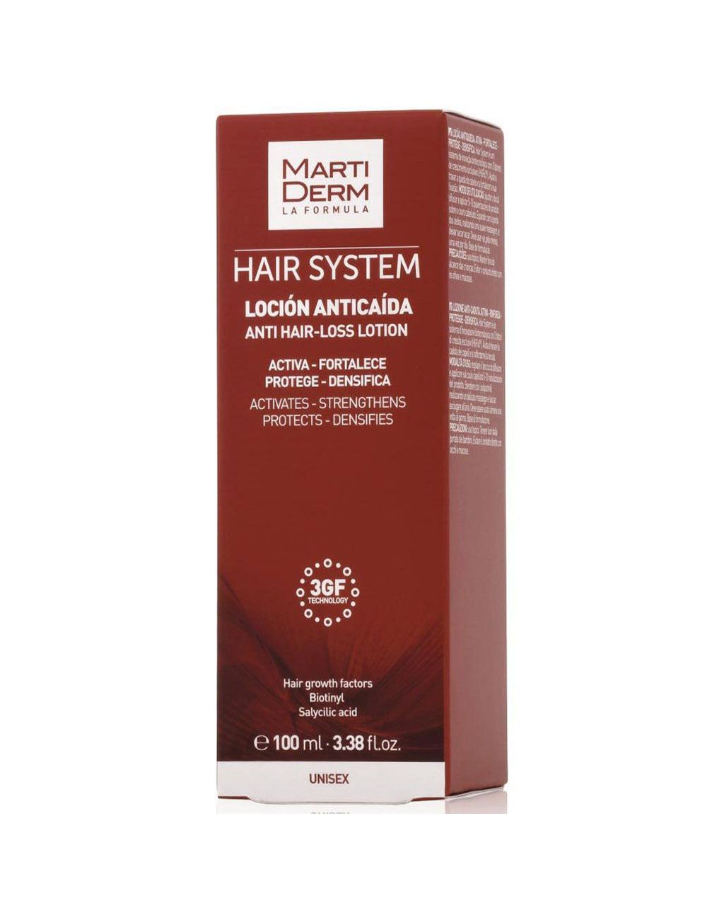 Hair System Loción Anticaída - 100 ml - Laboratorio Martiderm