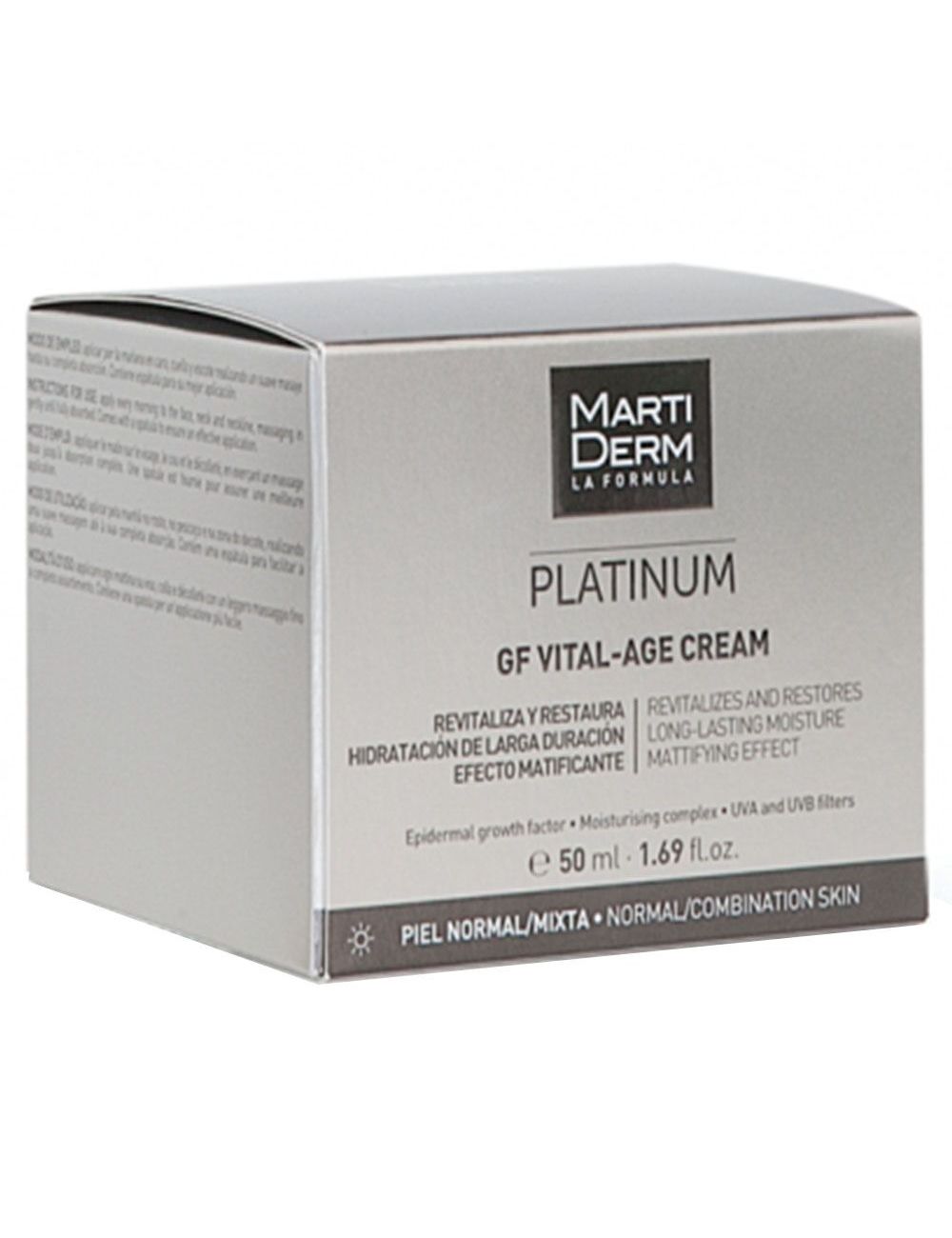 Martiderm Platinum Vital Age Crema Piel Normal/Mixta 50 mL