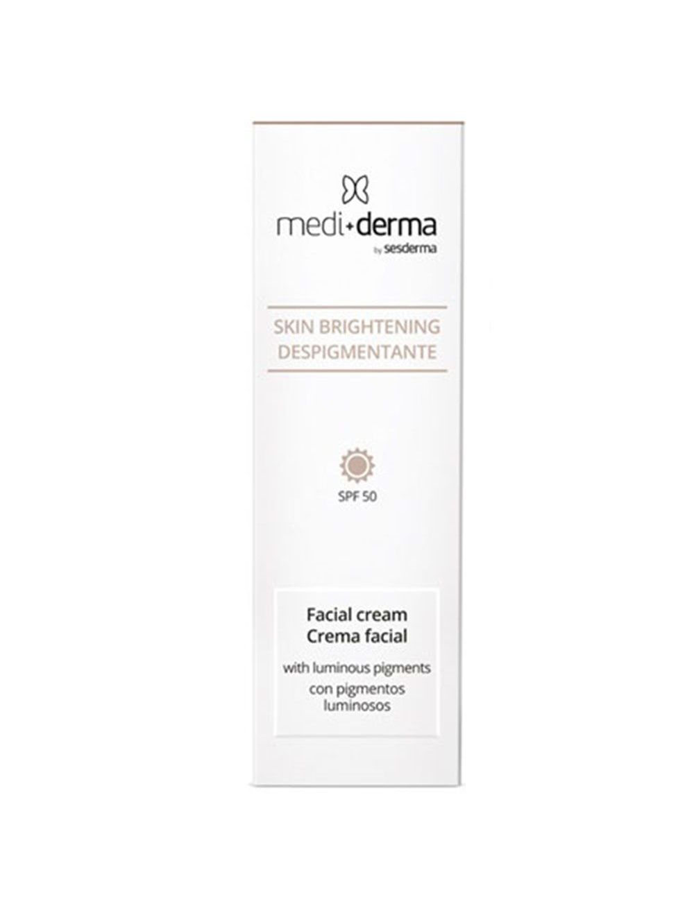 Mediderma Crema Despigmentante Pigmentos Luminosos FPS 50