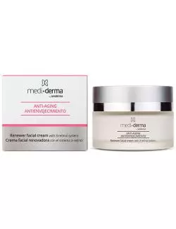 Medi+derma Crema Facial Renovadora Antienvejecimiento - Tarro 50 mL | Sistema 3-Retinol | Sesderma