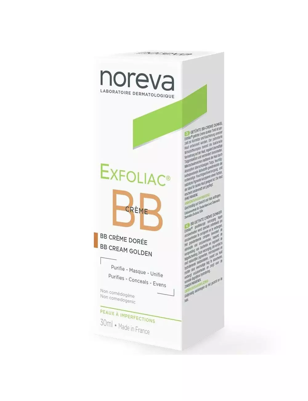 Noreva Exfoliac Bb Crema Anti-Imperfecciones Dorado 30mL
