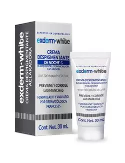 Exderm White Crema Despigmentante De Noche 30 mL