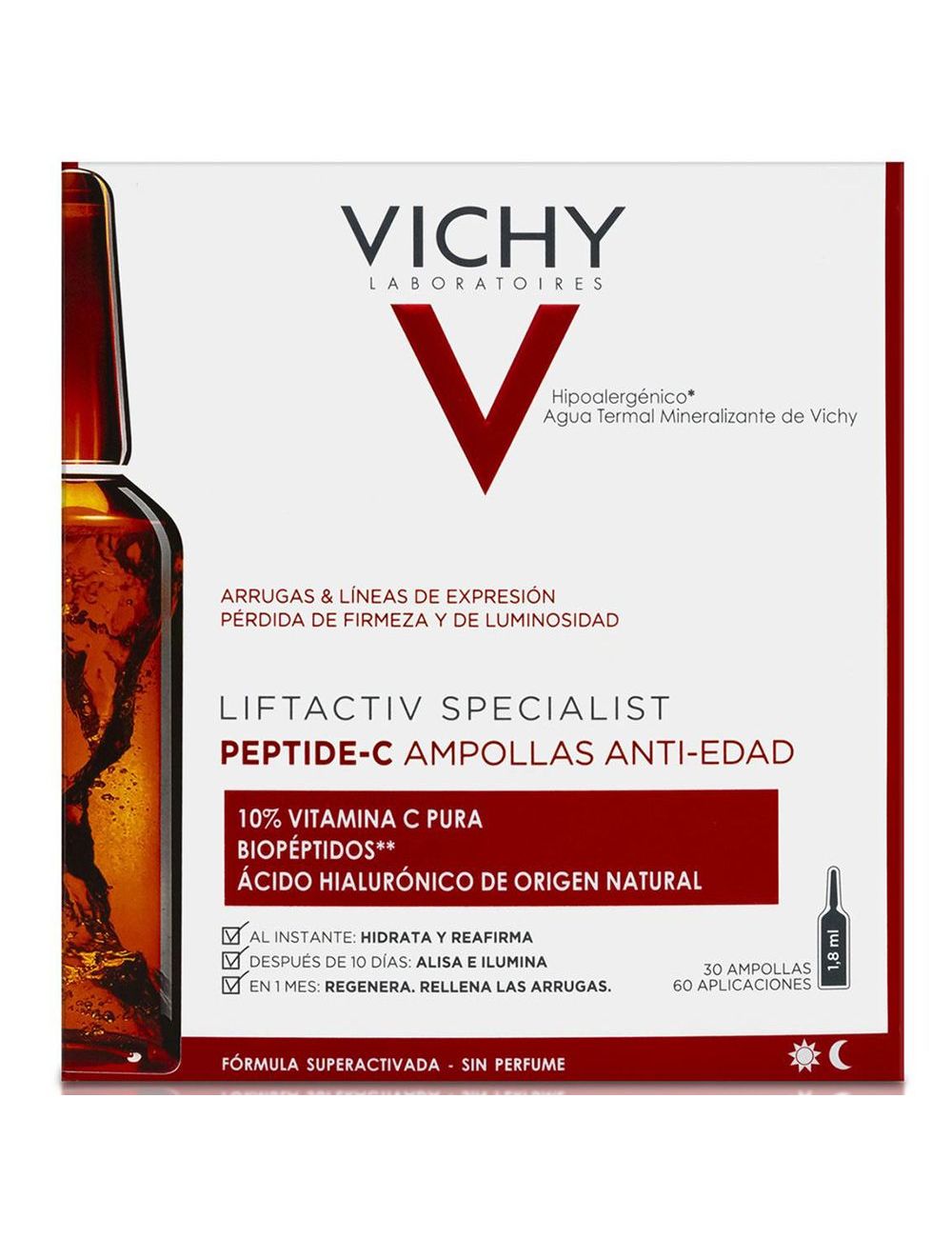 Vichy Liftactiv Specialist - 30 Ampollas (60 Aplicaciones) - Tratamiento Antiedad