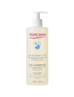 Topicrem Gel Limpiador 2 En 1 500 mL