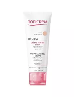 Topicrem Hydra+ Crema Con Color Iluminadora Light 40 mL