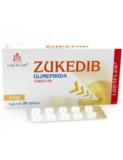 Zukedib 2 mg Caja Con 30 Tabletas