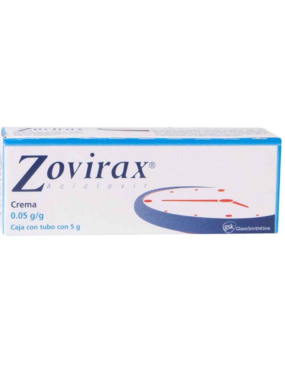 Zovirax .05 g/g Caja Con 1 Tubo Con 5 g