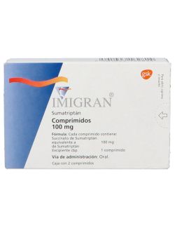 Imigran 100 mg Caja Con 2 Comprimidos