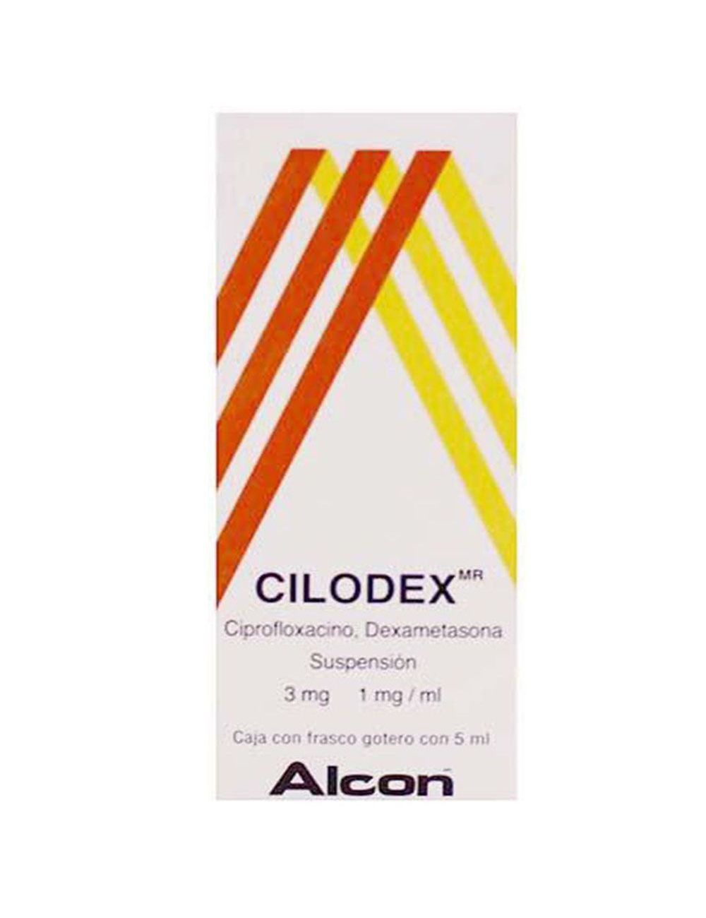 Cilodex (3 mg/1 mg) mL Suspensión Caja Con Frasco Gotero Con 5 mL - RX