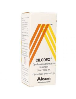Cilodex (3 mg/1 mg) mL Suspensión Caja Con Frasco Gotero Con 5 mL - RX
