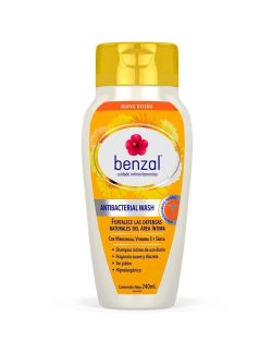 Benzal Manzanilla Wash Shampoo Intimo Botella Con 240mL