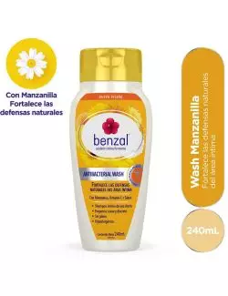 Benzal Manzanilla Wash Shampoo Intimo Botella Con 240mL