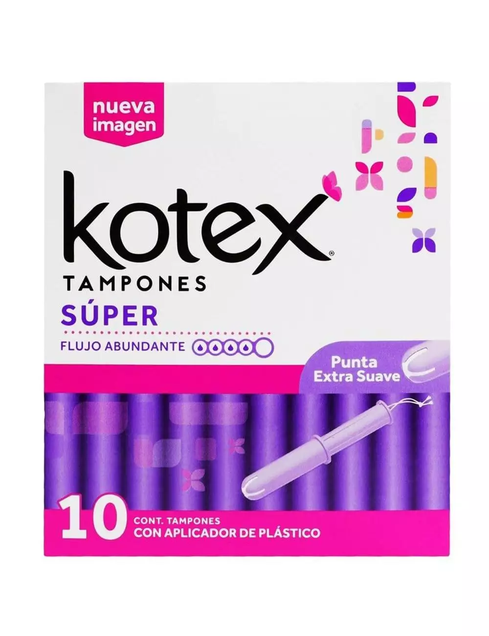 KOTEX TAMPONES F&S SUP C/10