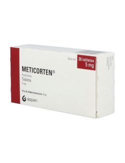Meticorten 5 mg Caja Con 30 Tabletas