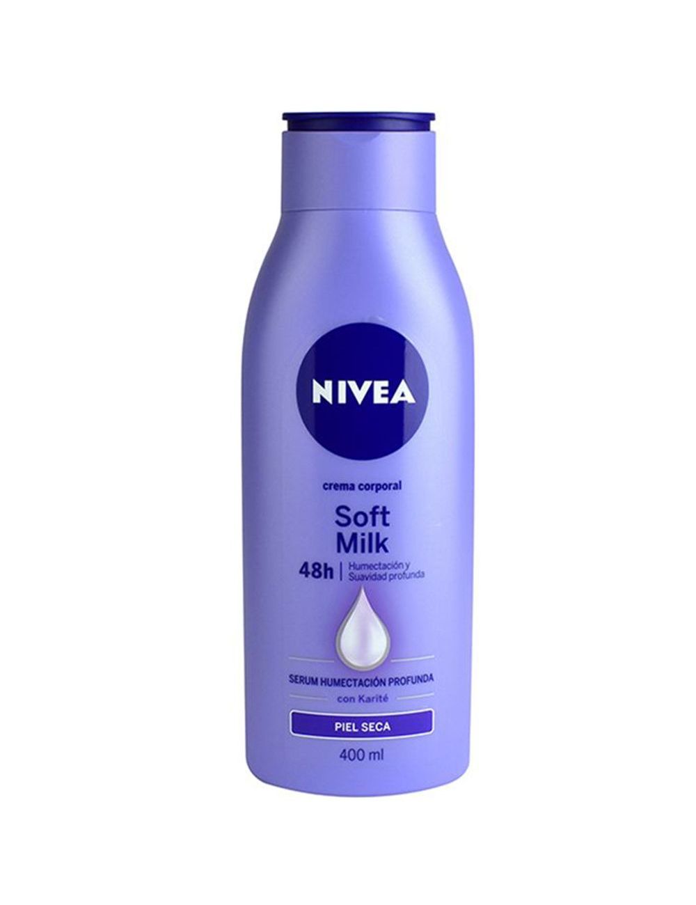 Crema Nivea Soft Milk Con Karite Botella Con 400 mL