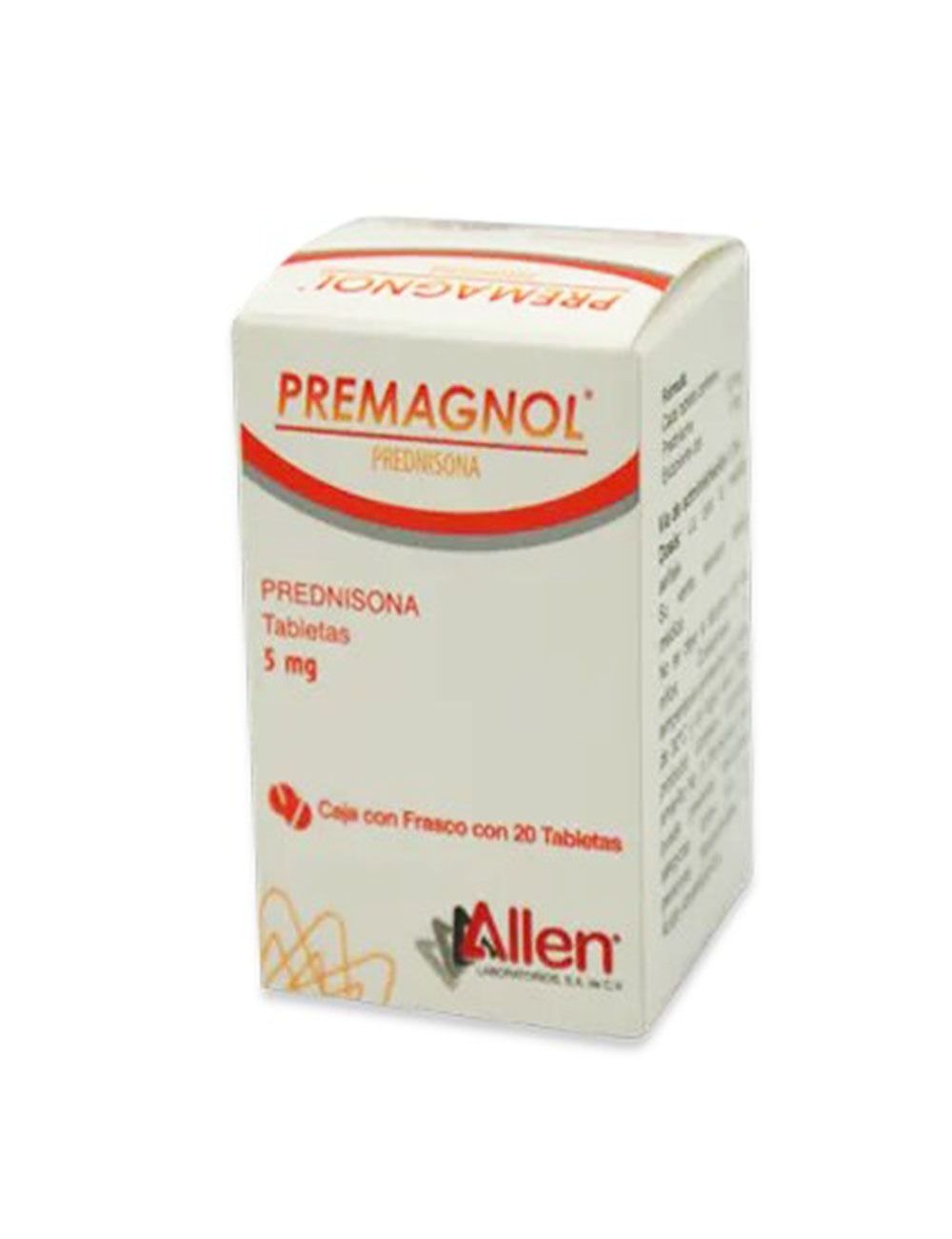 Prednisona 5 mg Caja Con 20 Tabletas.