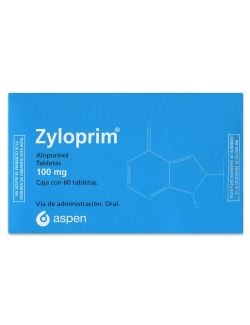 Zyloprim 100 mg Caja Con 60 Tabletas