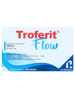 Troferit Flow 30 mg/30 mg Con 15 Tabletas