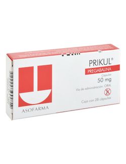 Prikul 50 mg Caja Con 28 Cápsulas