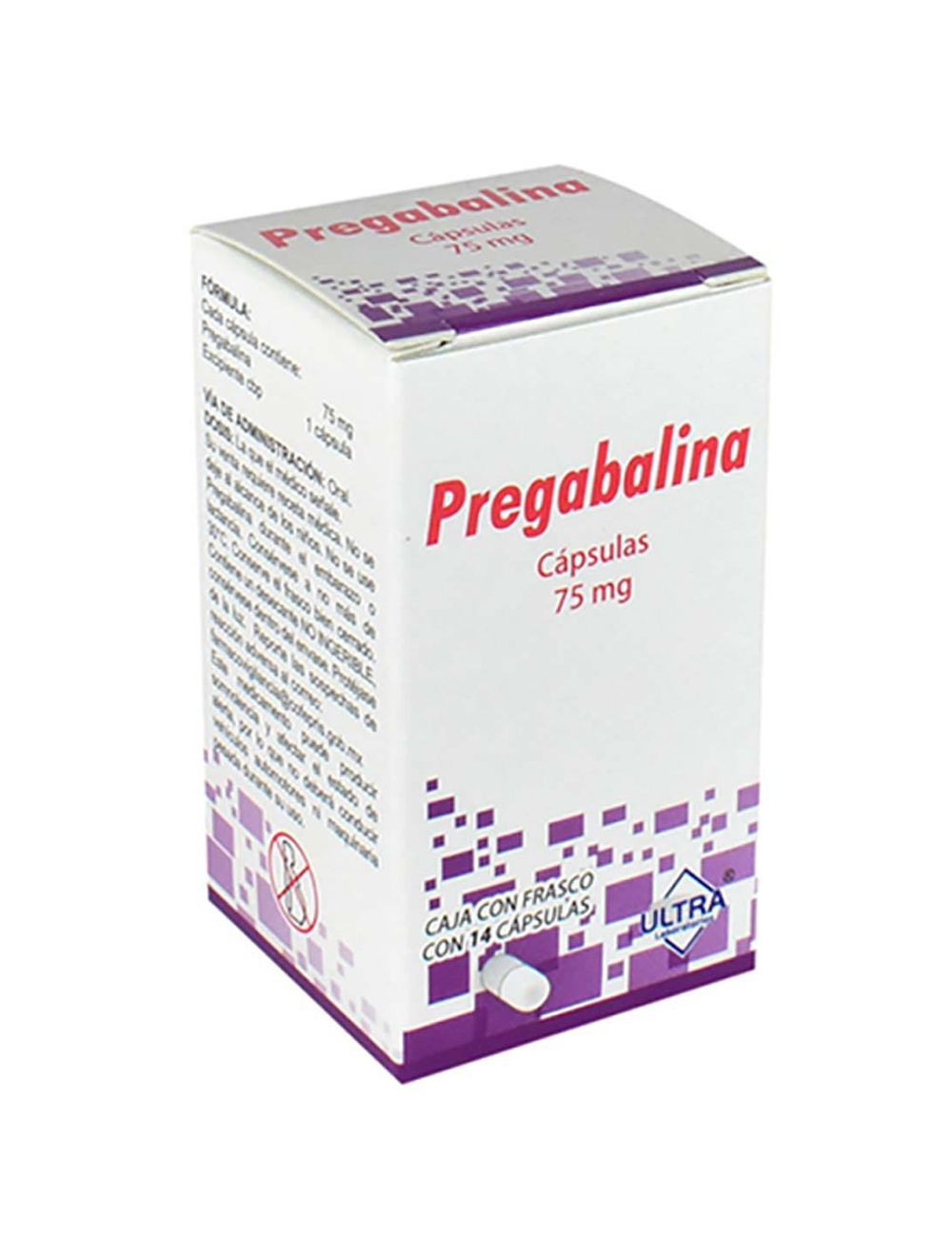 Pregabalina 75 mg Con 14 Cápsulas