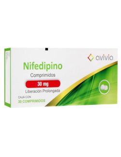 Nifedipino 30 mg Caja Con 30 Comprimidos De Liberación Prolongada