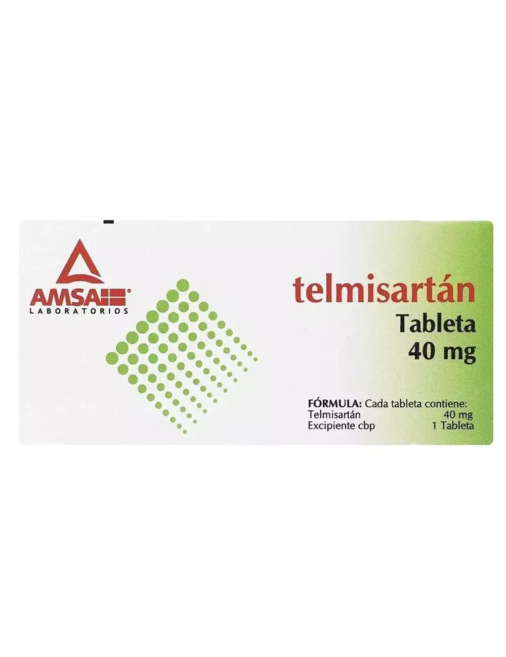 Telmisartán 40 mg Caja Con 28 Tabletas