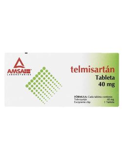 Telmisartán 40 mg Caja Con 28 Tabletas