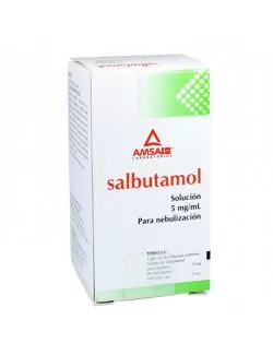 Salbutamol 5 mg/mL Solución Para Nebulización Con 10 mL
