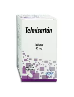 Telmisartán 40 mg Con 30 Tabletas